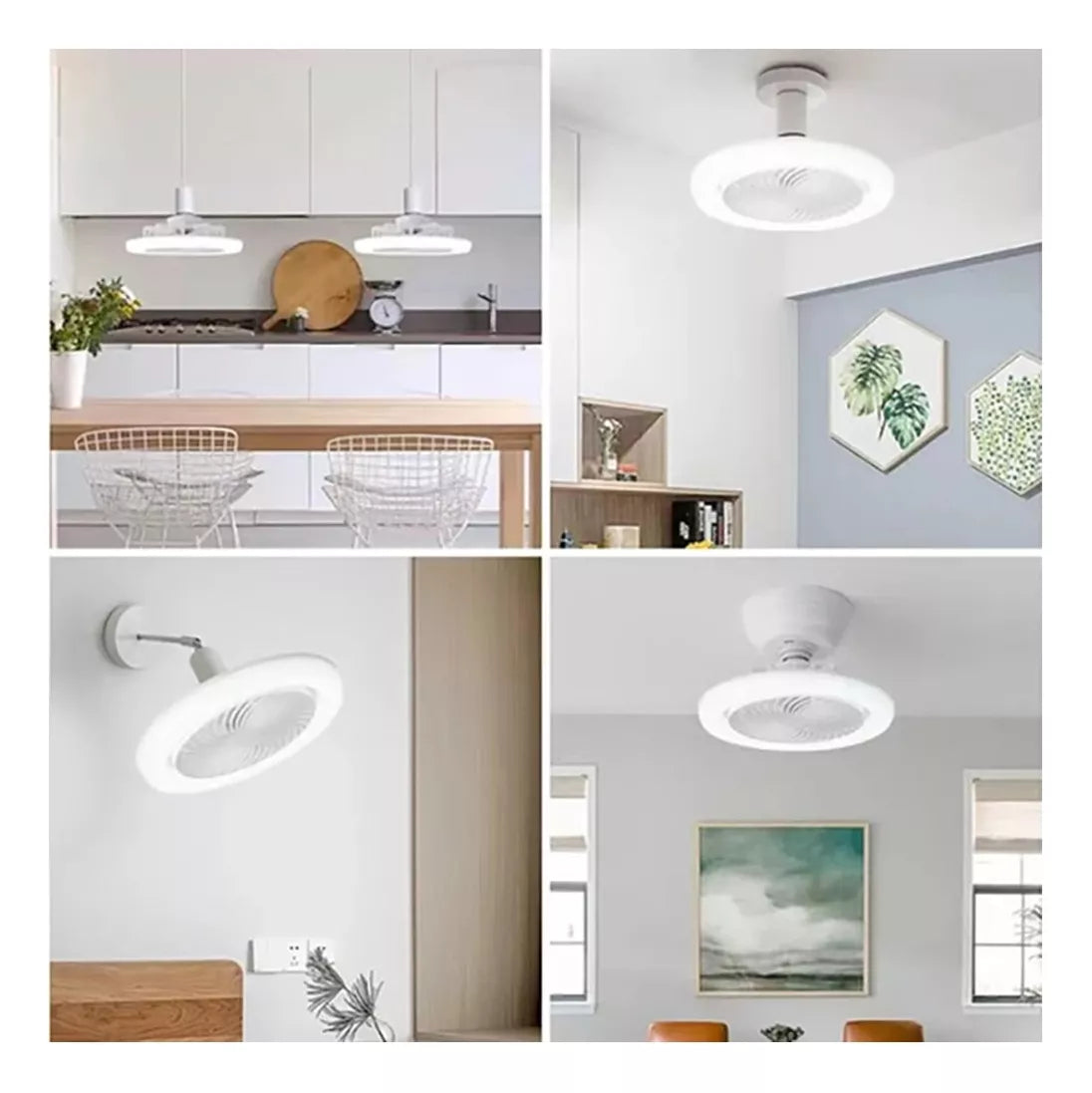 Ventilador Inteligente de LED 2 en 1 TurboMax™ - [SUPER POTENTE]